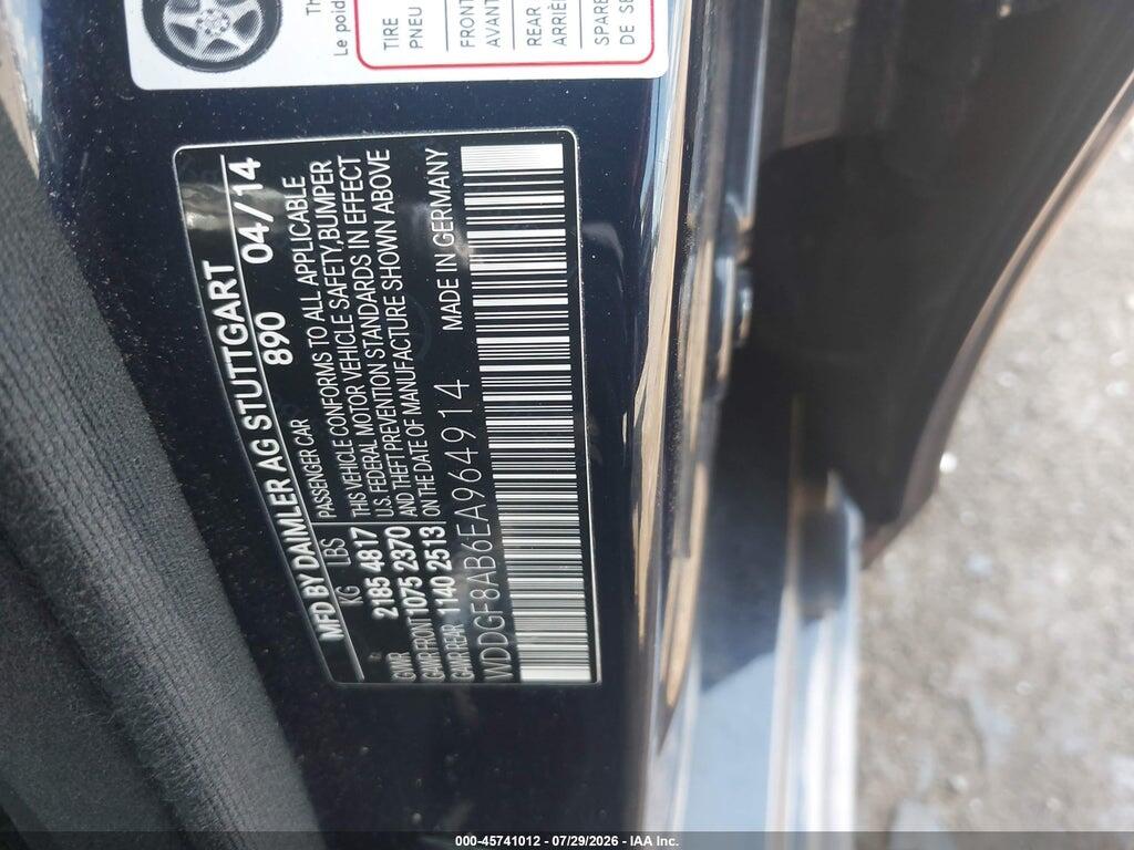 WDDGF8AB6EA964914 2014 MERCEDES-BENZ C 300 photo no. 9