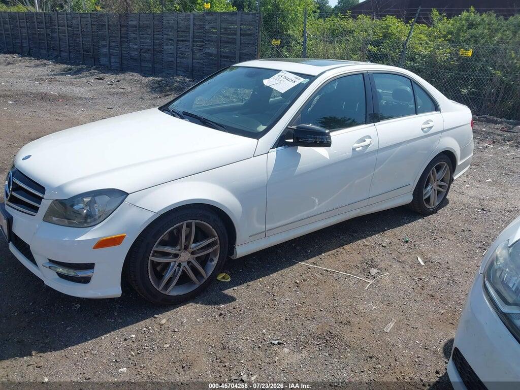 WDDGF8AB3ER307084 2014 MERCEDES-BENZ C 300 photo no. 2