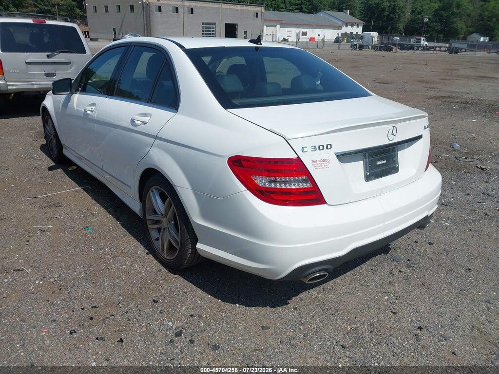 WDDGF8AB3ER307084 2014 MERCEDES-BENZ C 300 photo no. 3