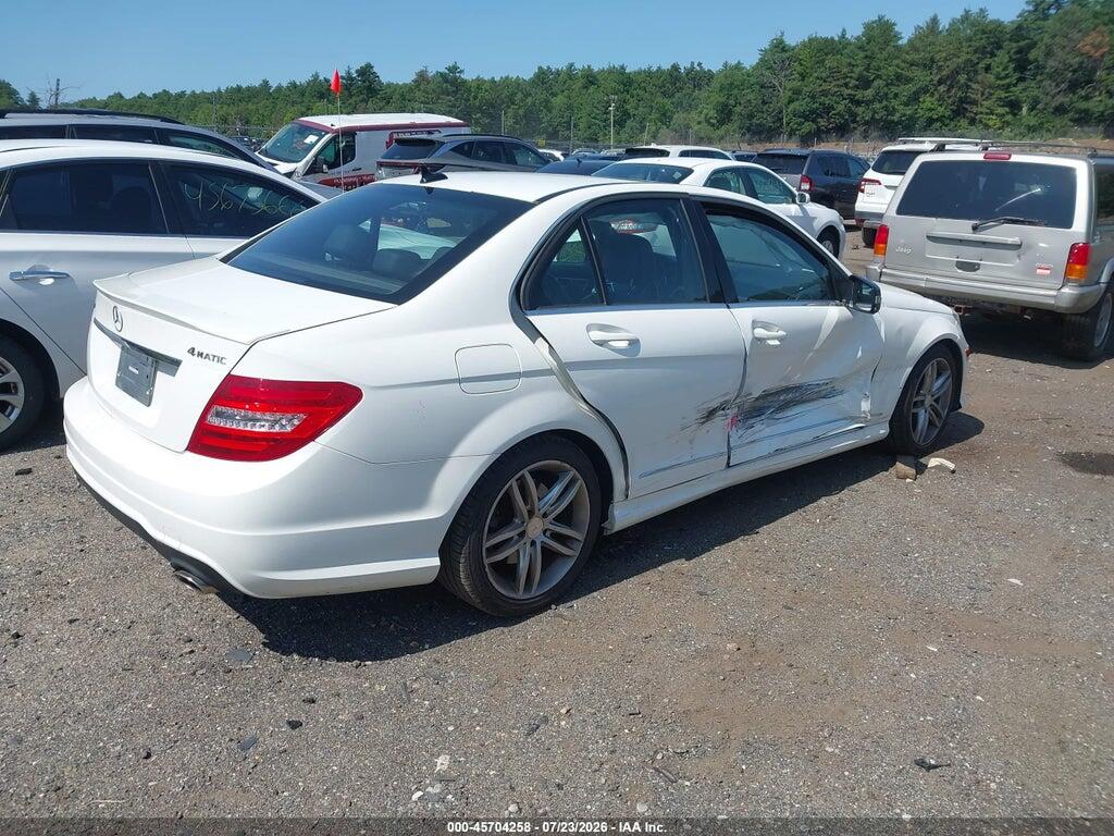 WDDGF8AB3ER307084 2014 MERCEDES-BENZ C 300 photo no. 4