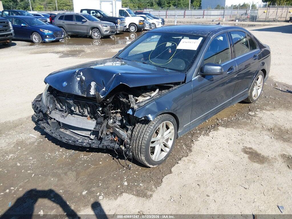 WDDGF8AB0ER305227 2014 MERCEDES-BENZ C 300 photo no. 2