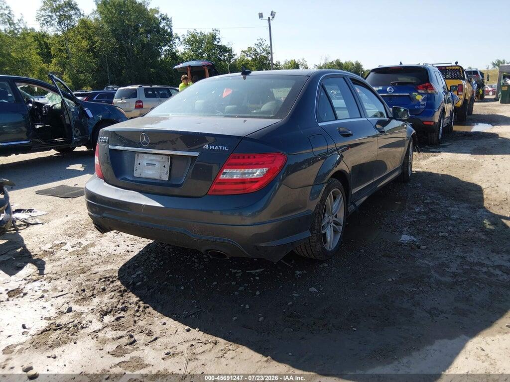 WDDGF8AB0ER305227 2014 MERCEDES-BENZ C 300 photo no. 4