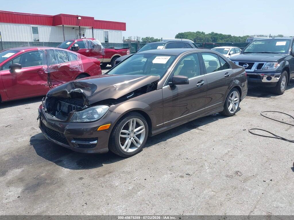 WDDGF8AB1EA914633 2014 MERCEDES-BENZ C 300 photo no. 2