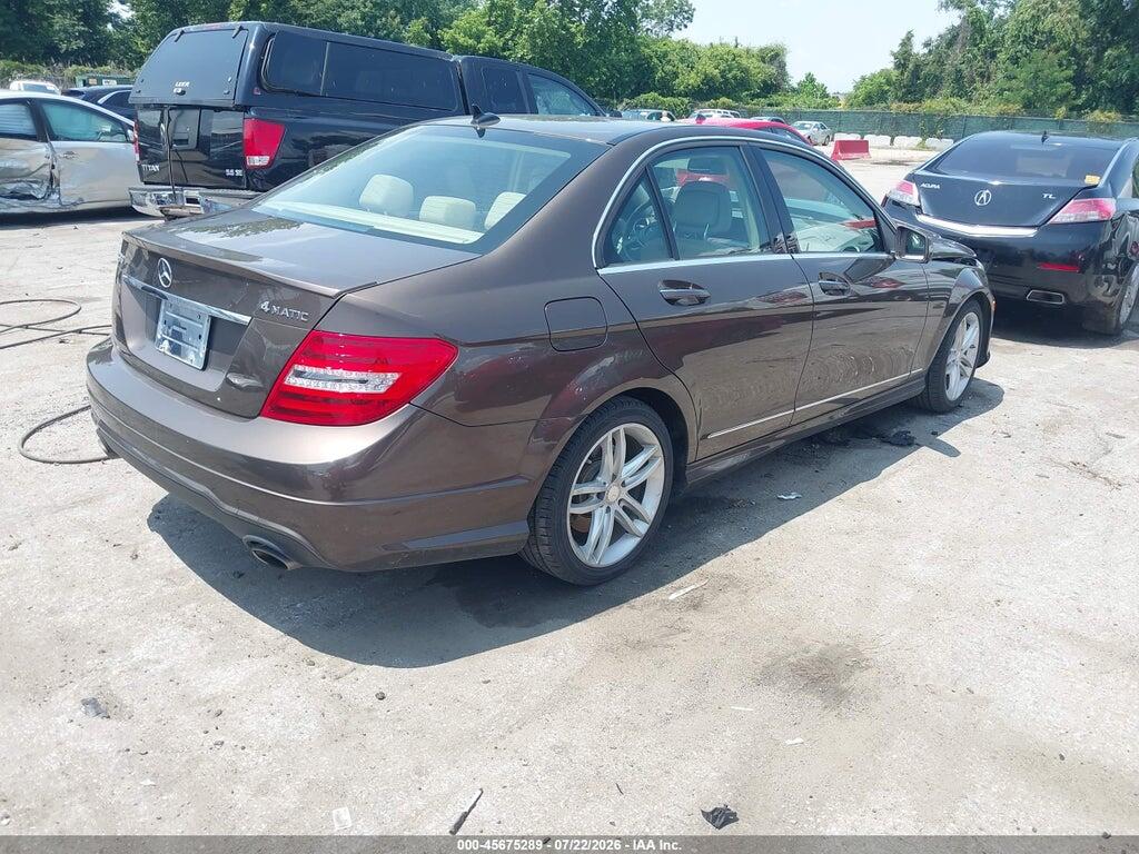 WDDGF8AB1EA914633 2014 MERCEDES-BENZ C 300 photo no. 4
