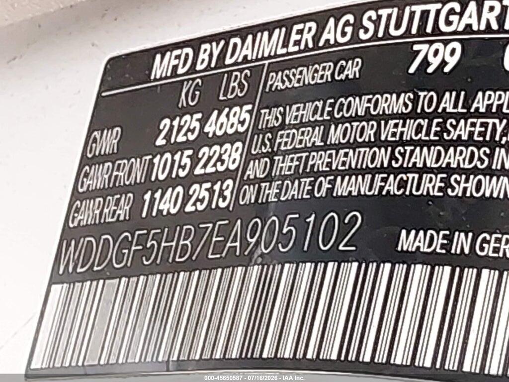 WDDGF5HB7EA905102 2014 MERCEDES-BENZ C 350 photo no. 9