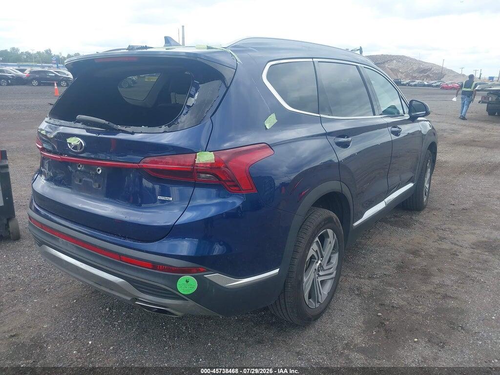 5NMS2DAJ8MH310386 2021 HYUNDAI SANTA FE photo no. 4