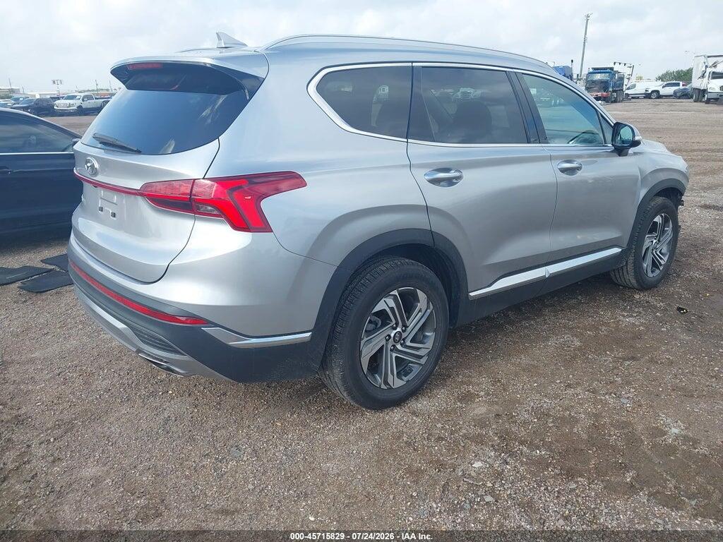 5NMS64AJ4MH343048 2021 HYUNDAI SANTA FE photo no. 4
