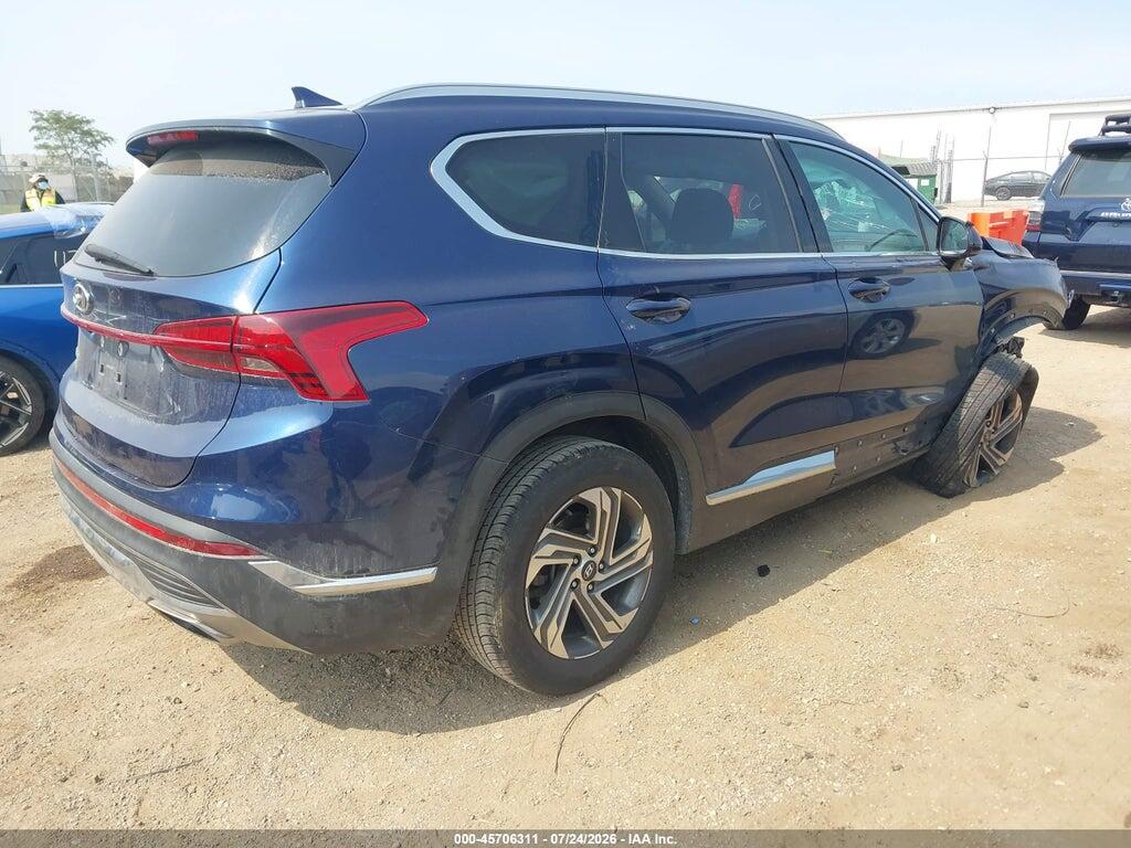 5NMS24AJ6MH338901 2021 HYUNDAI SANTA FE photo no. 4