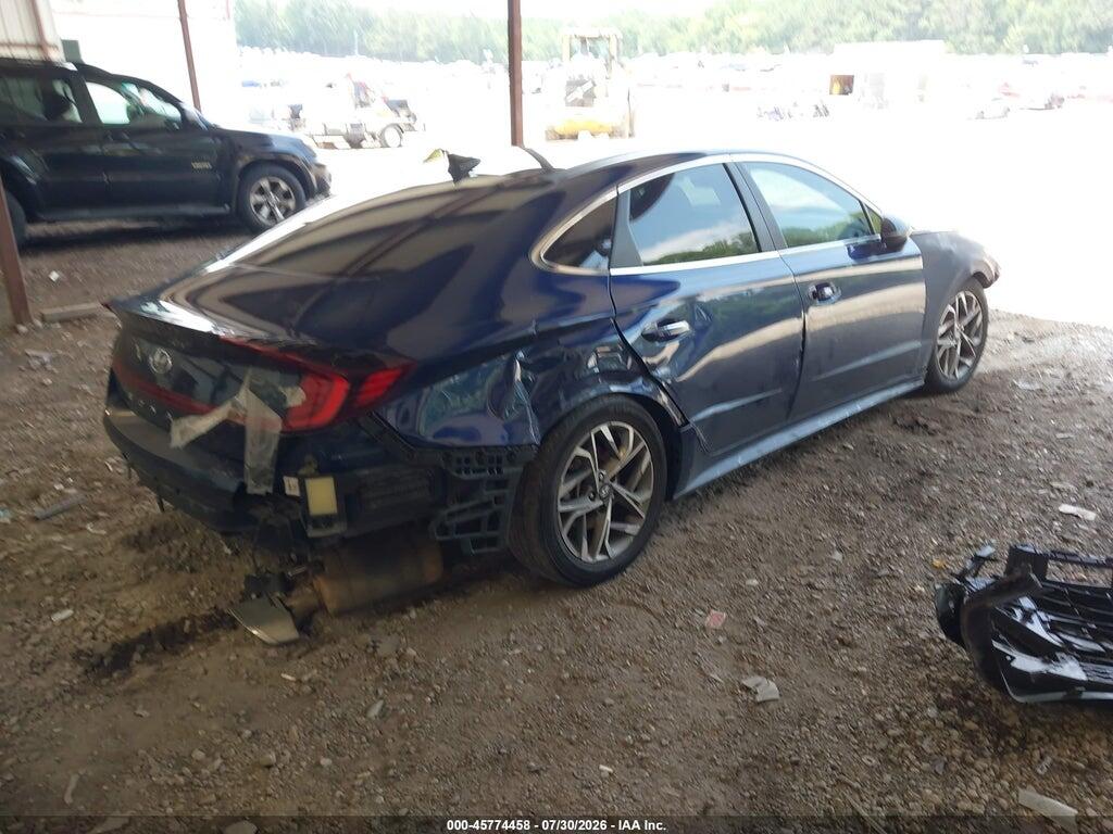 5NPEF4JA2MH102587 2021 HYUNDAI SONATA photo no. 4