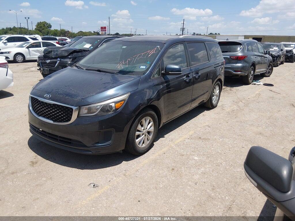 KNDMB5C19G6129407 2016 KIA SEDONA photo no. 2