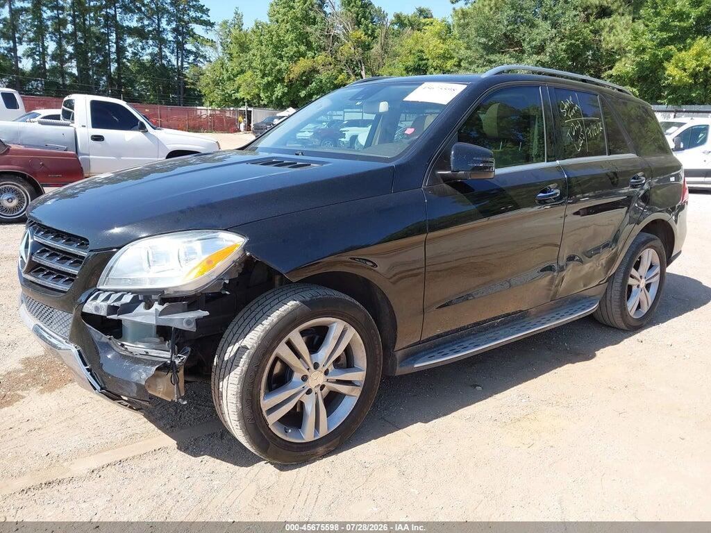 4JGDA5JB3EA339201 2014 MERCEDES-BENZ ML 350 photo no. 2