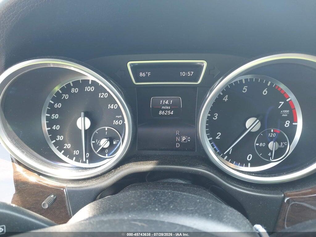 4JGDA5HB4EA269617 2014 MERCEDES-BENZ ML 350 photo no. 7