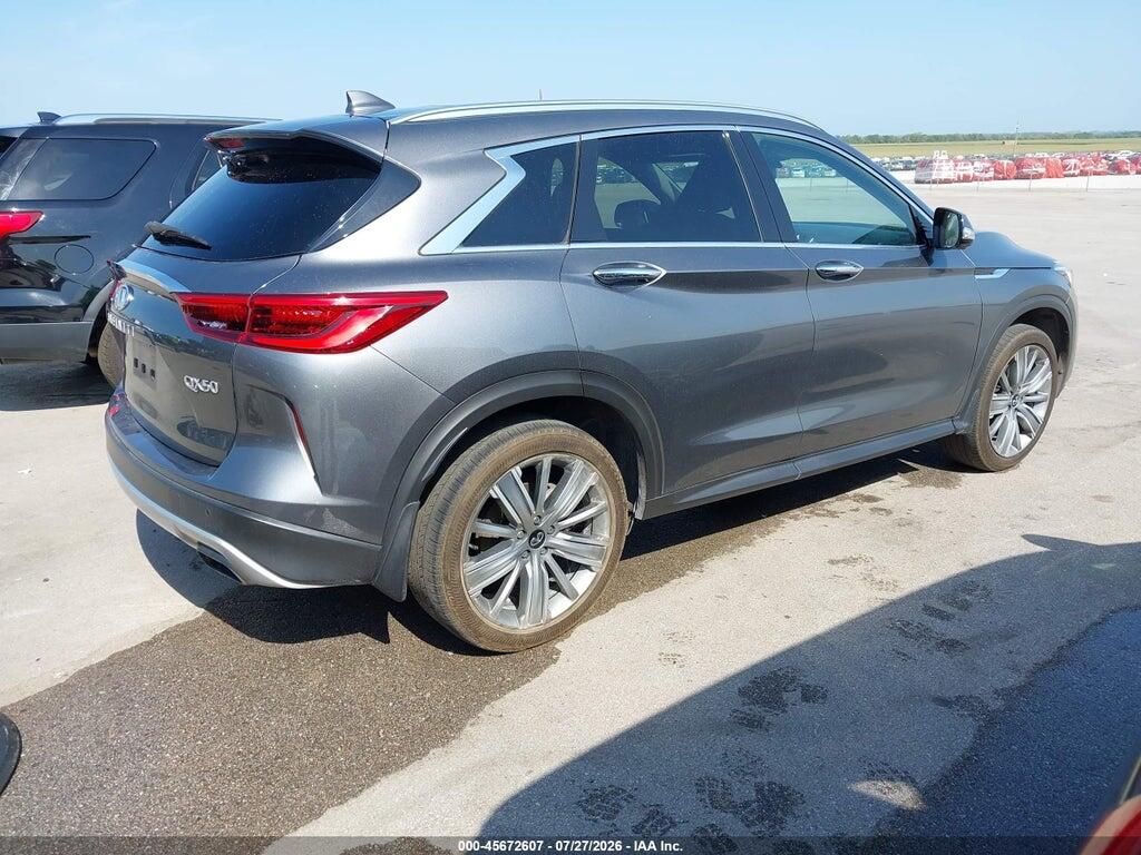 3PCAJ5CB1MF120702 2021 INFINITI QX50 photo no. 4