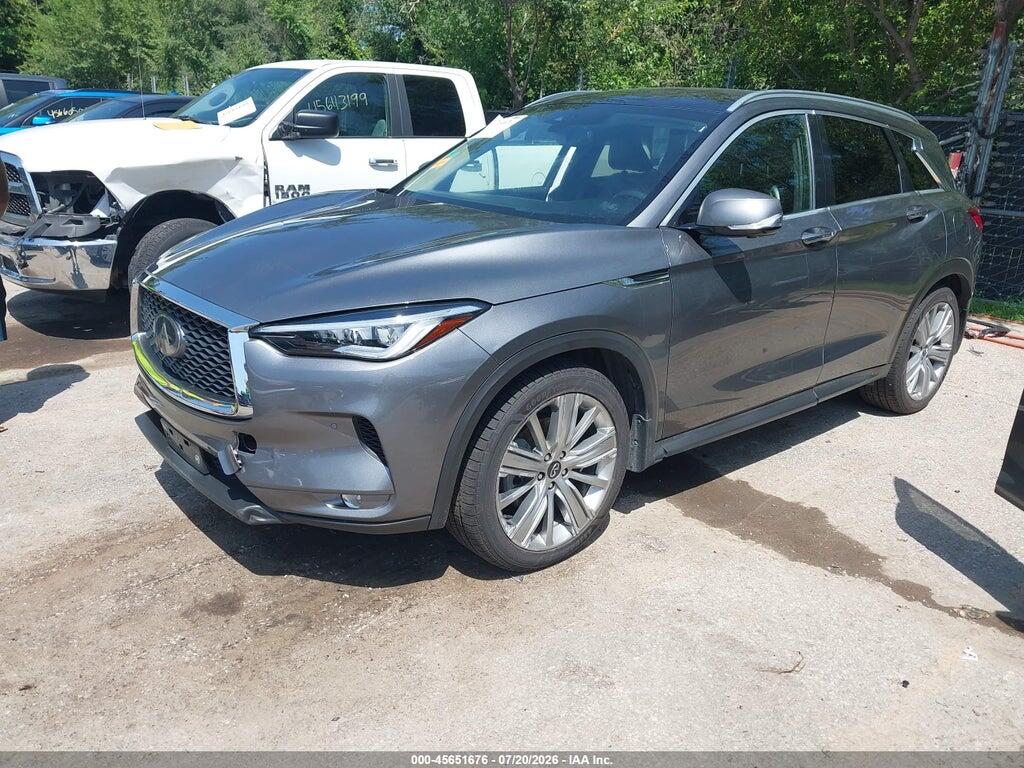 3PCAJ5CA1MF100117 2021 INFINITI QX50 photo no. 2