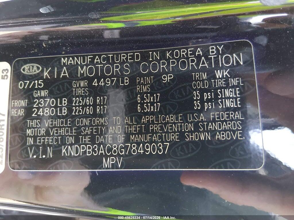 KNDPB3AC8G7849037 2016 KIA SPORTAGE photo no. 9