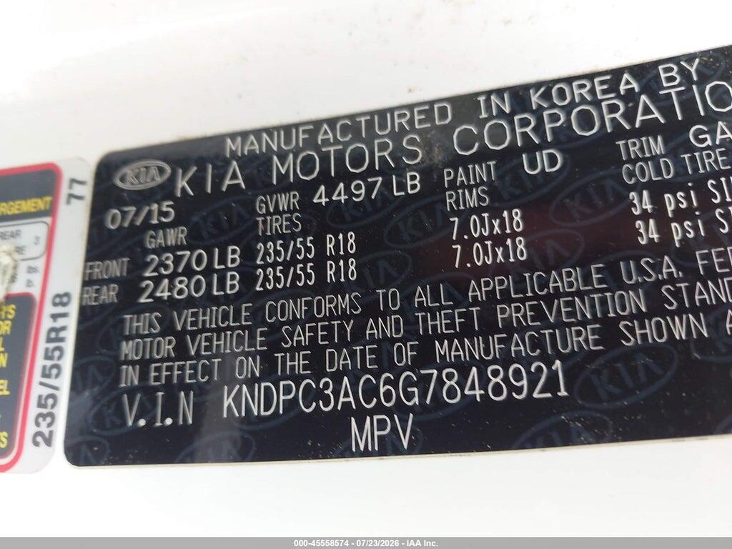 KNDPC3AC6G7848921 2016 KIA SPORTAGE photo no. 9