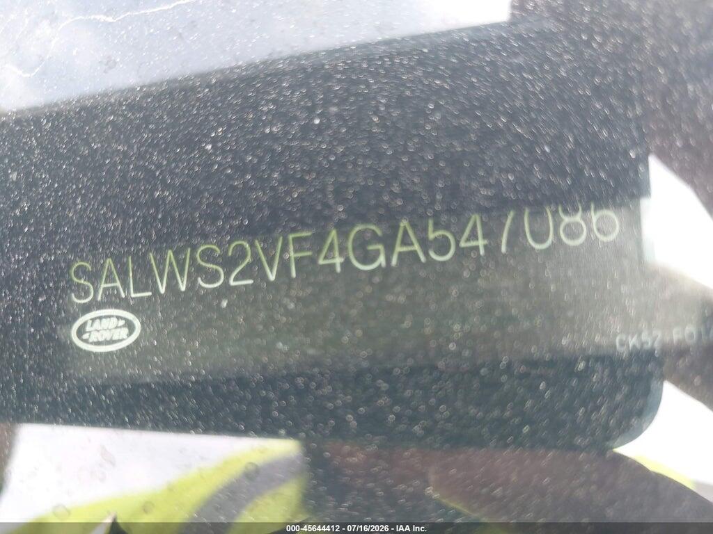 SALWS2VF4GA547086 2016 LAND ROVER RANGE ROVER SPORT photo no. 9
