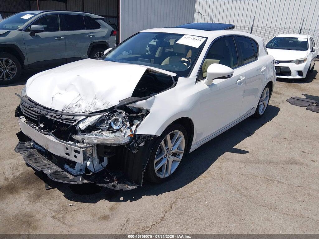 JTHKD5BH5H2296161 2017 LEXUS CT 200H photo no. 2