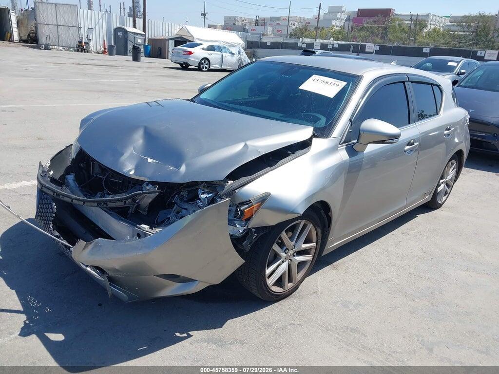JTHKD5BH1H2290616 2017 LEXUS CT 200H photo no. 2