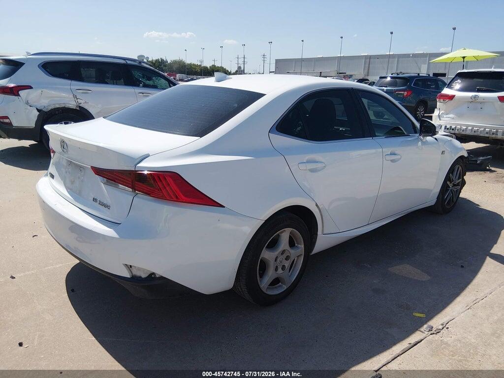 JTHBA1D25H5042068 2017 LEXUS IS 200T photo no. 4