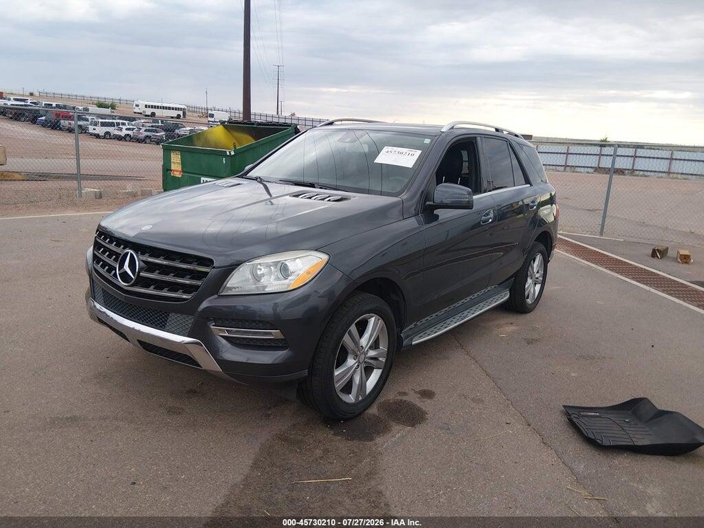 4JGDA5HB7EA275511 2014 MERCEDES-BENZ ML 350 photo no. 2