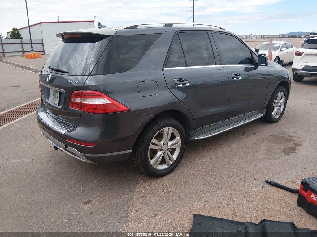 4JGDA5HB7EA275511 2014 MERCEDES-BENZ ML 350 photo no. 4