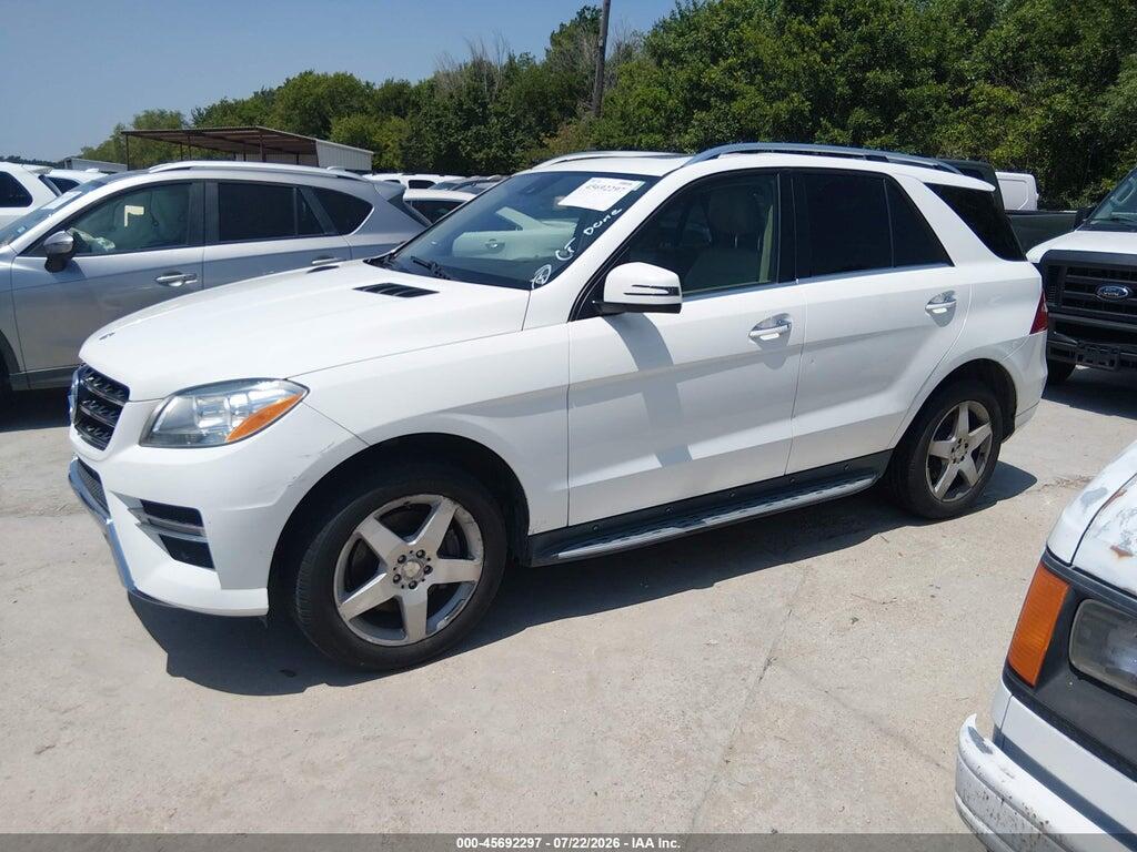 4JGDA5JB6EA396220 2014 MERCEDES-BENZ ML 350 photo no. 2