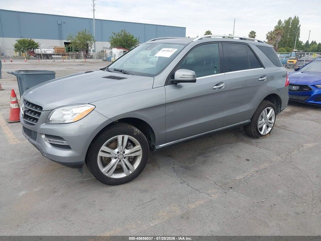 4JGDA5HB4EA415658 2014 MERCEDES-BENZ ML 350 photo no. 2
