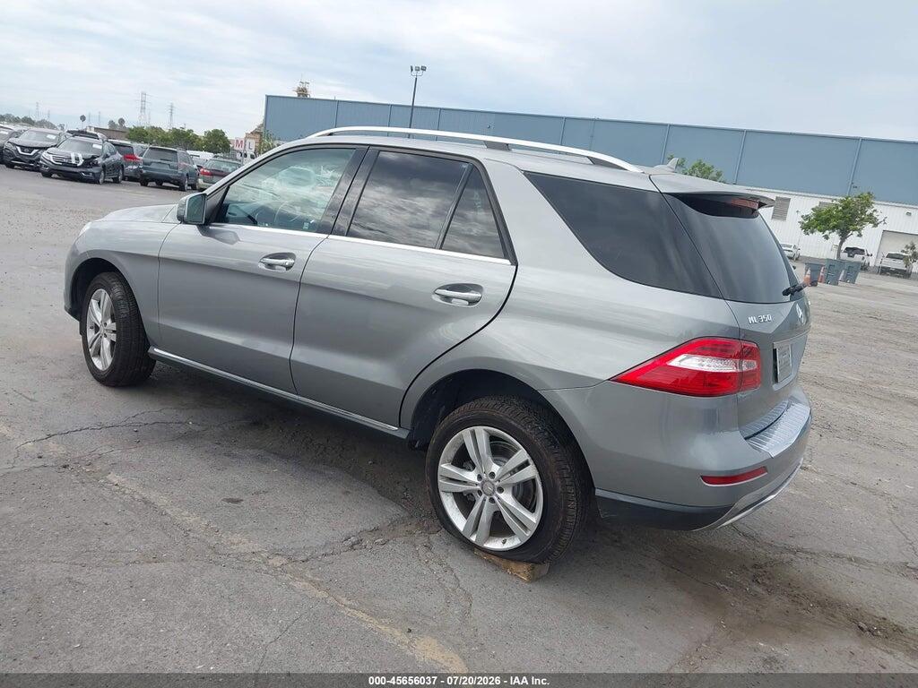 4JGDA5HB4EA415658 2014 MERCEDES-BENZ ML 350 photo no. 3