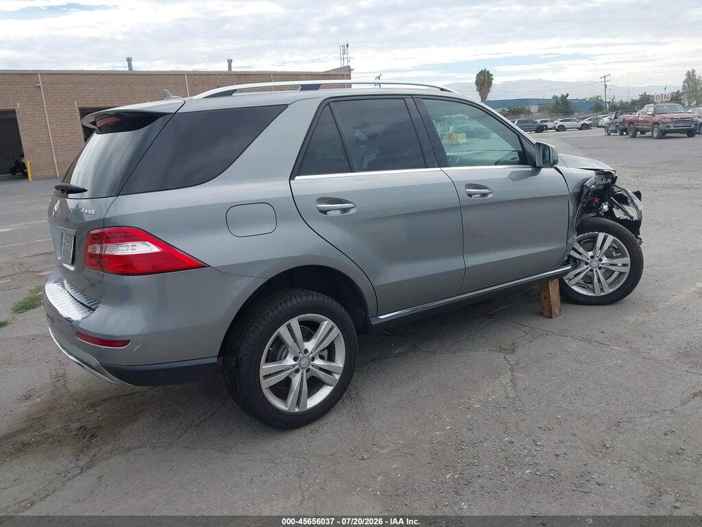 4JGDA5HB4EA415658 2014 MERCEDES-BENZ ML 350 photo no. 4