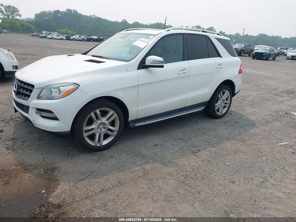 4JGDA5JB7EA337175 2014 MERCEDES-BENZ ML 350 photo no. 2