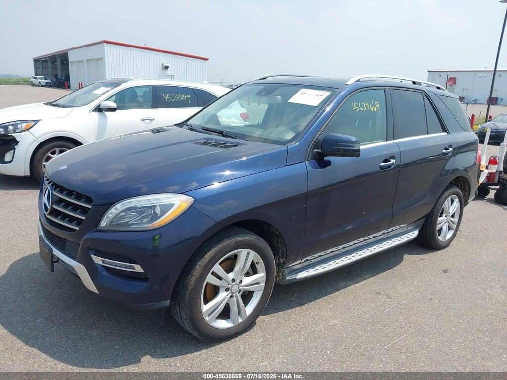 4JGDA5HB3EA405428 2014 MERCEDES-BENZ ML 350 photo no. 2