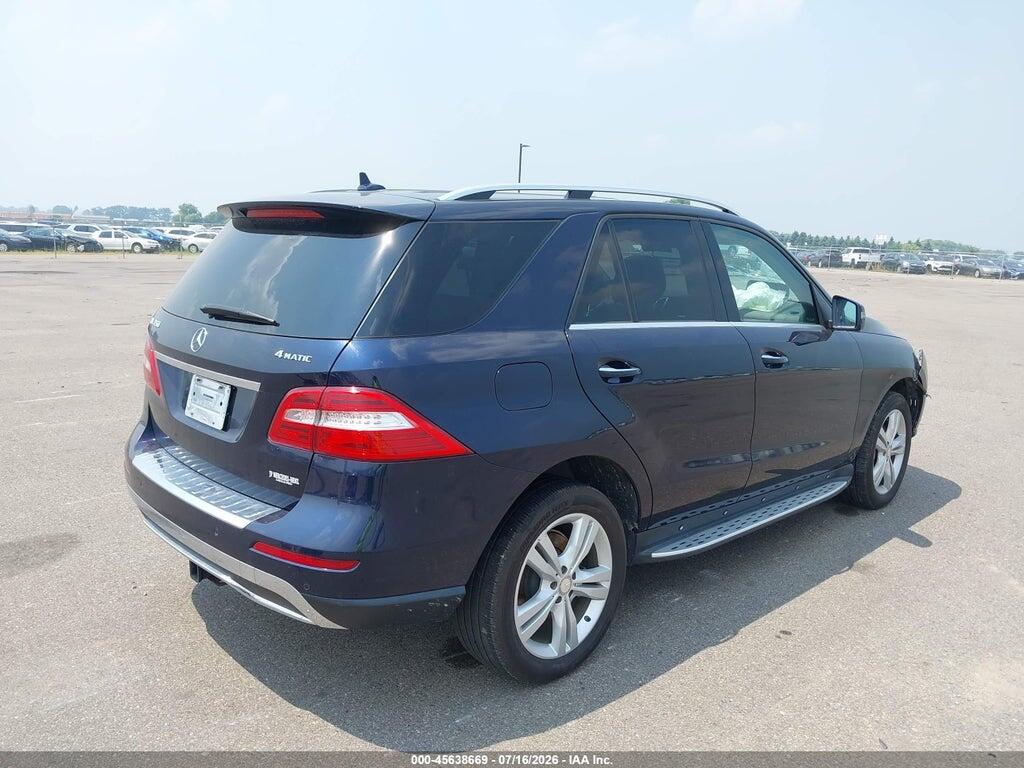 4JGDA5HB3EA405428 2014 MERCEDES-BENZ ML 350 photo no. 4