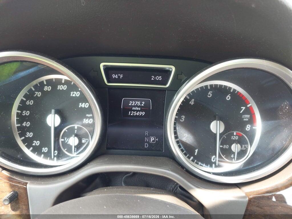 4JGDA5HB3EA405428 2014 MERCEDES-BENZ ML 350 photo no. 7