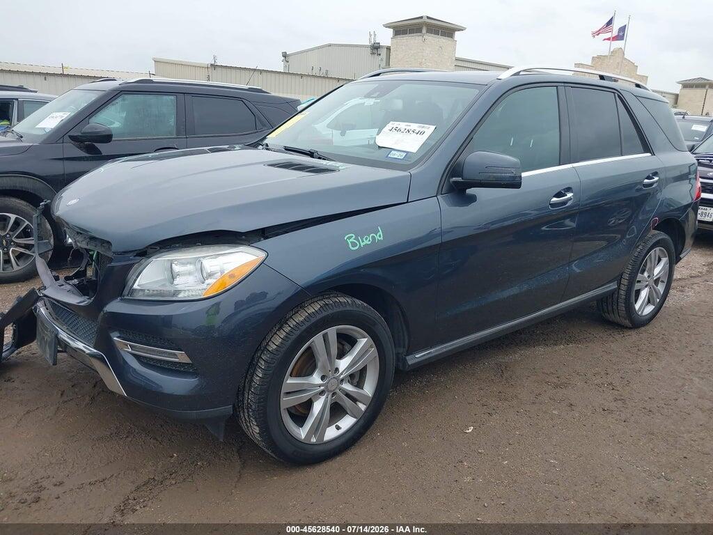 4JGDA5JBXEA417165 2014 MERCEDES-BENZ ML 350 photo no. 2
