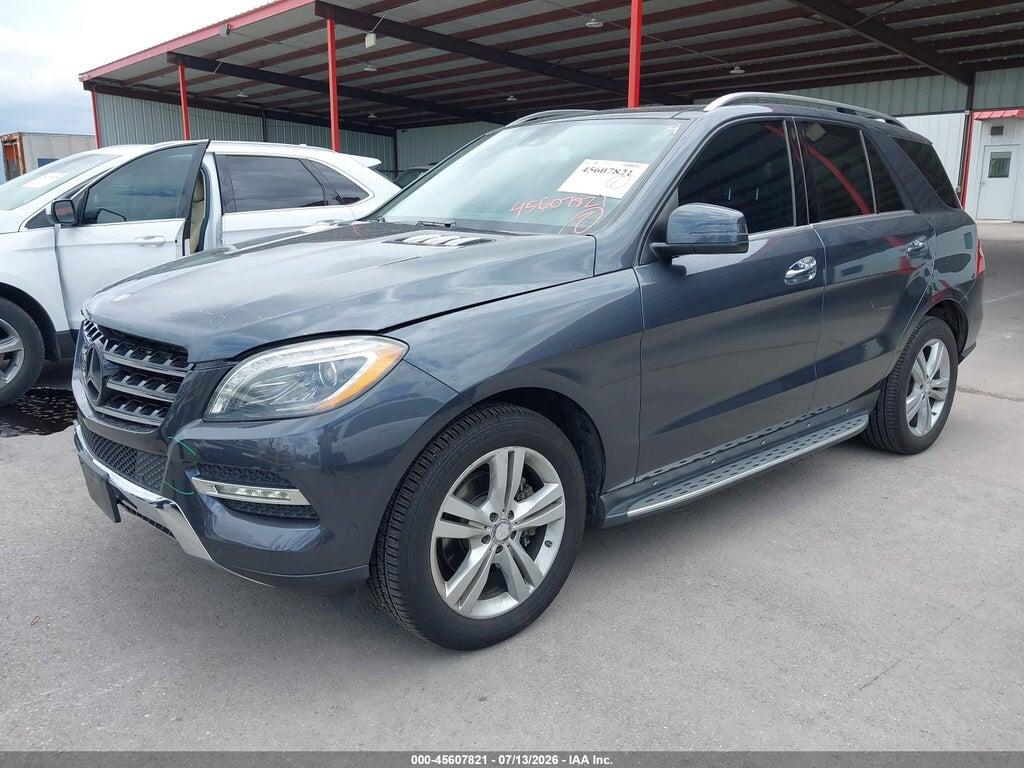 4JGDA5HB4EA332652 2014 MERCEDES-BENZ ML 350 photo no. 2