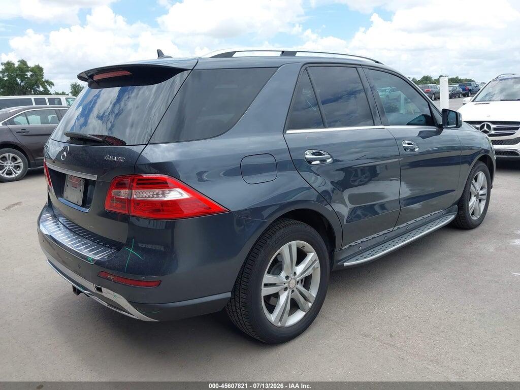 4JGDA5HB4EA332652 2014 MERCEDES-BENZ ML 350 photo no. 4