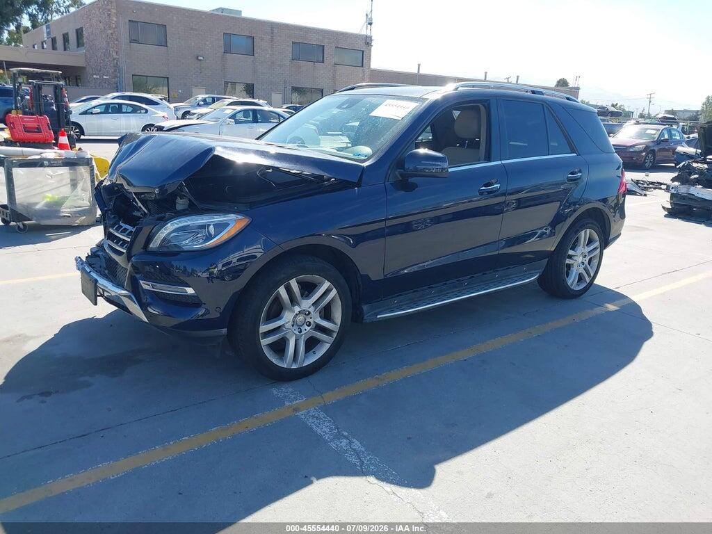 4JGDA5HB9EA386416 2014 MERCEDES-BENZ ML 350 photo no. 2