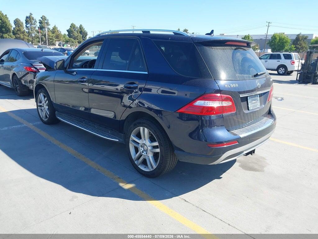 4JGDA5HB9EA386416 2014 MERCEDES-BENZ ML 350 photo no. 3