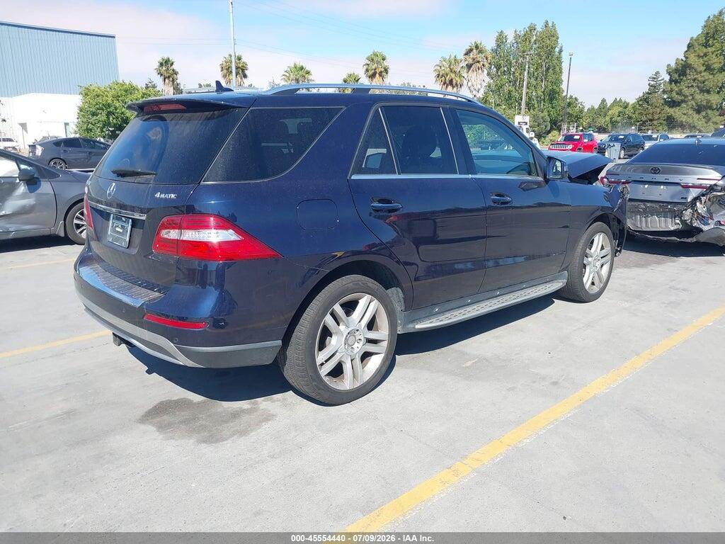 4JGDA5HB9EA386416 2014 MERCEDES-BENZ ML 350 photo no. 4