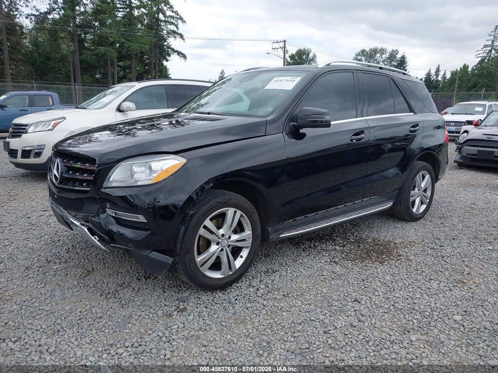 4JGDA5HBXEA275079 2014 MERCEDES-BENZ ML 350 photo no. 2