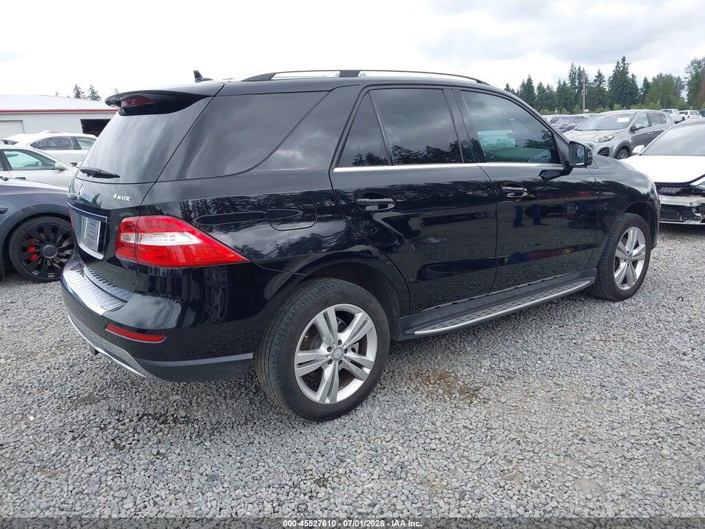 4JGDA5HBXEA275079 2014 MERCEDES-BENZ ML 350 photo no. 4