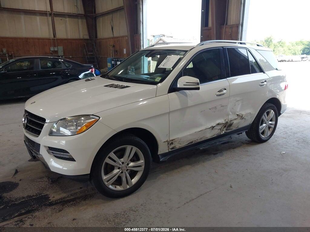 4JGDA5HB9EA313627 2014 MERCEDES-BENZ ML 350 photo no. 2