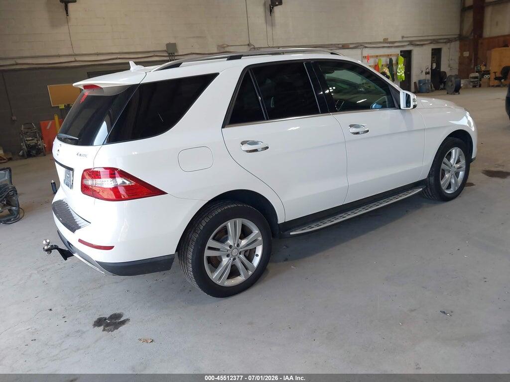 4JGDA5HB9EA313627 2014 MERCEDES-BENZ ML 350 photo no. 4