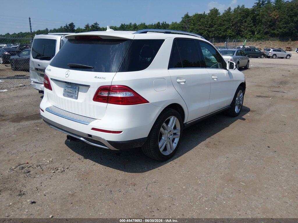 4JGDA5HB6EA374126 2014 MERCEDES-BENZ ML 350 photo no. 4