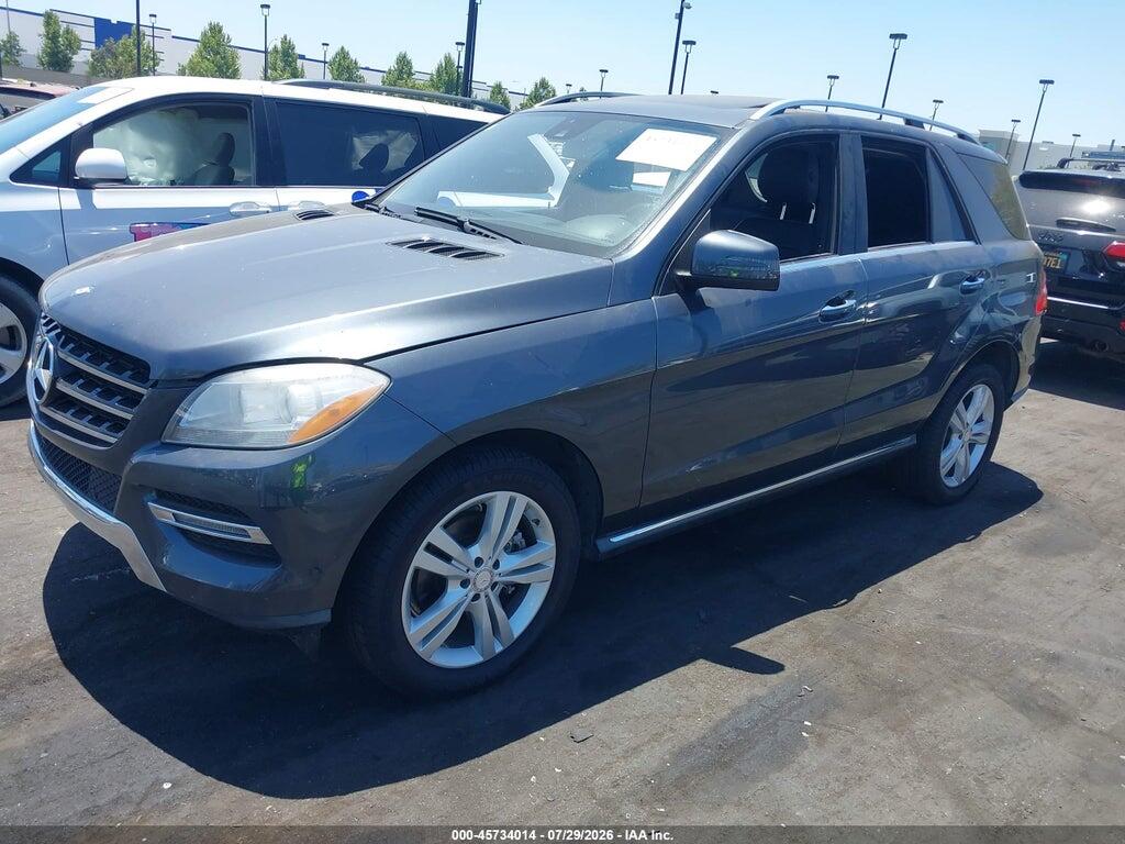 4JGDA2EB1EA309753 2014 MERCEDES-BENZ ML 350 BLUETEC photo no. 2