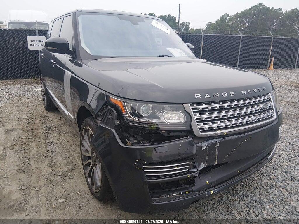 SALGV3EF8GA259556 2016 LAND ROVER RANGE ROVER photo no. 1