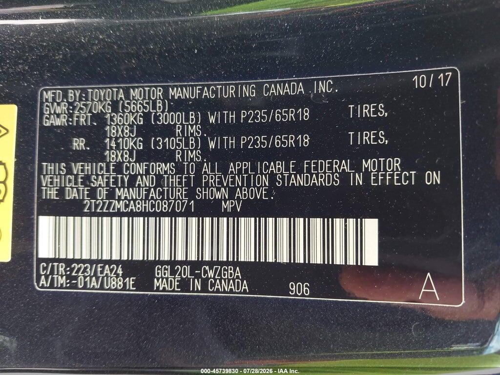 2T2ZZMCA8HC087071 2017 LEXUS RX 350 photo no. 9