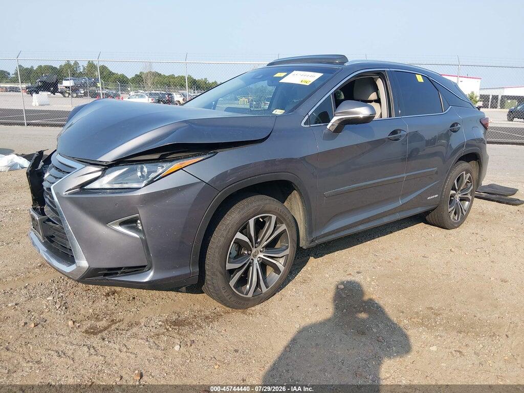 2T2BGMCA0HC012730 2017 LEXUS RX 450H photo no. 2