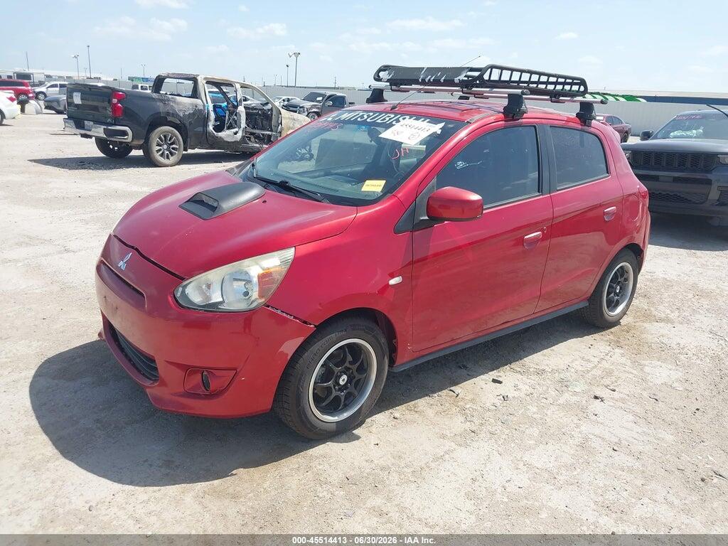 ML32A4HJ2EH017985 2014 MITSUBISHI MIRAGE photo no. 2